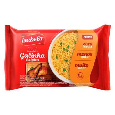 Imagem de Macarrão Instantâneo Isabela Lámen Galinha Caipira 75g - Zero Fritura