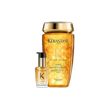Imagem de Kit Kerastase Shampoo + Óleo Refilável 30ml Elixir Ultimate