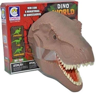 Imagem de DINO WORLD CABEÇA COM MINIATURAS