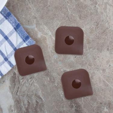 Imagem de Conjunto de 3 raspadores de pratos, raspadores de pratos, raspadores de alimentos, raspador de panela de plástico de nylon, raspador de panela de ferro fundido, raspador, frigideira, esfregador de