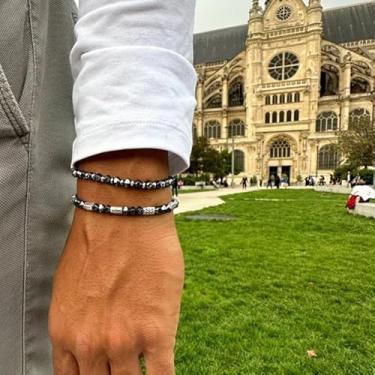 Imagem de Pulseira elegante para mulheres, detalhe de punho dourado, zircônia e diamante, joia ideal para presente feminino