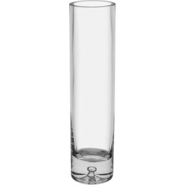 Imagem de VASO PLAIN DECORATIVO ENFEITE CASA VIDRO 25x6x6cm TRANSPARENTE