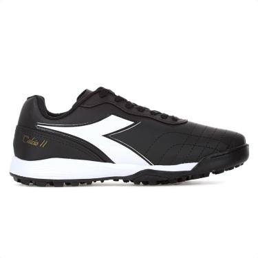 Imagem de Chuteira Diadora Society Calcio II Preto e Branco - Masculino-Masculino