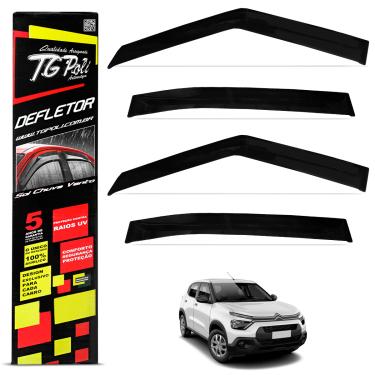Imagem de Calha de Chuva Citroen C3 2020 a 2025 Defletor Fumê Tgpoli