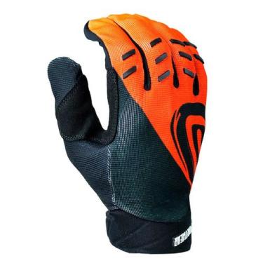 Imagem de Luva Motocross Asw Race 2.0 Evade Laranja Cross Trilha Moto, Preto lar