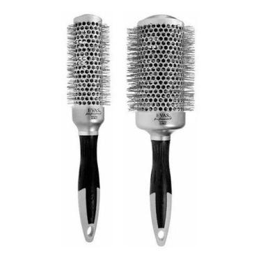 Imagem de Kit 2 Escova De Cabelo Profissional Evas Sas 502 E 504, Cinza
