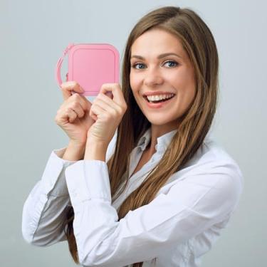 Imagem de Bolsa de moedas feminina, bolsa quadrada de silicone para moedas, multiuso, bolsa colorida para trocar moedas, rosa, Rosa