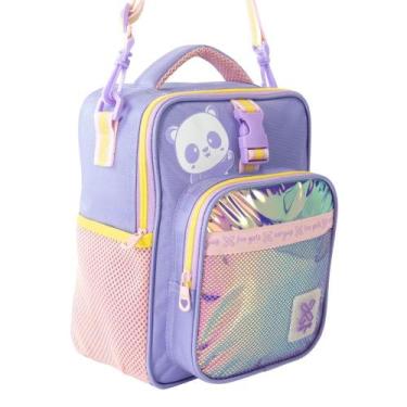 Imagem de Lancheira Escolar Panda Pandinhas Bolsa Térmica Holográfica - Xeryus, 