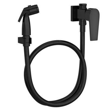 Imagem de Ducha Higiênica Com Registro 1984 Level Black Noir - Deca