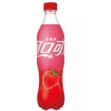 Imagem de Refrigerante coca cola morango strawberry 500ml