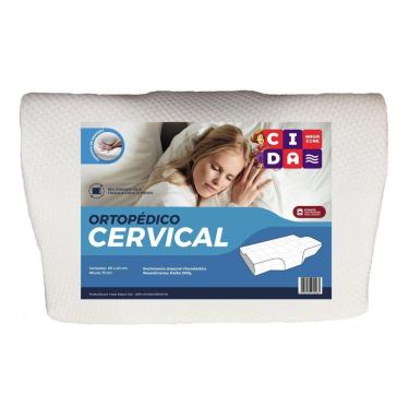 Imagem de Travesseiro Ortopédico Cervical 3d Espuma Viscoelástica