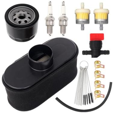 Imagem de FR691V Kit de ajuste para Kawasaki FR651V FR730V FS481V FS541V FS600V FS651V FS691V FS730V motor 4 tempos cortador de grama trator substituir 11013-0752 filtro de ar 49065-7007 filtro de óleo