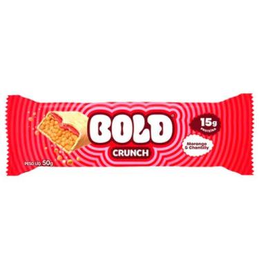 Imagem de Barra de Proteína Bold Crunch Morango e Chantilly 50g Unidade