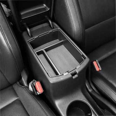 Imagem de Organizador de console central bandeja de carro apoio de braço caixa de armazenamento acessórios de carro compatíveis com acessórios de carro KIA Soul 2020-2025