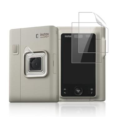 Imagem de NOUKAJU [Pacote com 2] Protetor de tela para película protetora instax mini LiPlay HD, dureza 6h, arranhões, película protetora para câmera instantânea INSTAX Mini LIPLAY Plus (não vidro temperado)