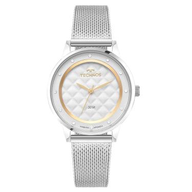 Imagem de Relógio Technos Feminino Brilho Prata - 2035ncl-1k