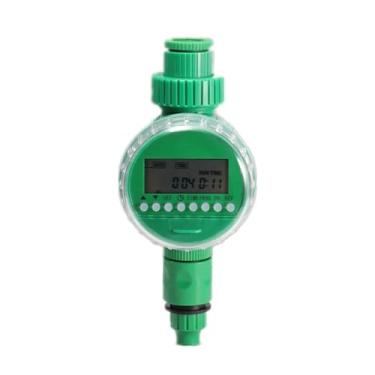 Imagem de Temporizador de irrigação automático, dispositivo de controle de água de jardim, controlador de válvula de inteligência, visor LCD, relógio eletrônico de irrigação (B 1 peça)