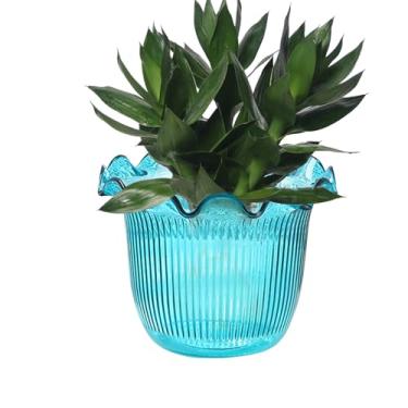 Imagem de Vaso transparente para flores – Vaso de planta aquática | Vaso hidropônico para de fundo para fotos, férias, hotel, saguão, estante de livros, palco de eventos, local de trabalho, cozinha, jantar