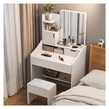 Imagem de Espreguiçadeira, penteadeira lindas penteadeiras de alta densidade, penteadeira, moda, penteadeira, brilho, ajustável, espelho, maquiagem, casa