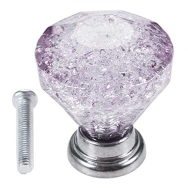 Imagem de ASPROD 1 peça puxador de armário de acrílico cristal gaveta gaveta armário guarda-roupa maçaneta de porta acessórios de móveis de hardware doméstico (cor: D, tamanho: 34 * 30 mm)