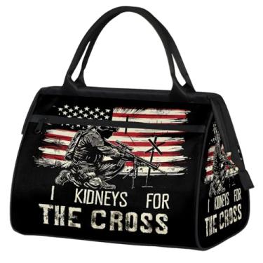 Imagem de Bolsa pequena para o fim de semana para mulheres, homens, praia, palavra, litoral, dobrável, bolsa de viagem, Cor: 8, 15.2*8.3*11.6 inch, Moderno