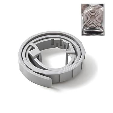 Imagem de Coleira Antipulgas Para Gatos, Ajustável 39cm, Cinza, Com Óleo Essencial Natural, Proteção Contra Pulgas e Carrapatos, Material PVC Flexível, Resistente à Água