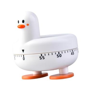 Imagem de FytStycale Temporizador de cozinha de corda para gerenciamento de tempo, temporizador de ovos de 60 minutos para leitura, esportes, exercícios e casa, Branco