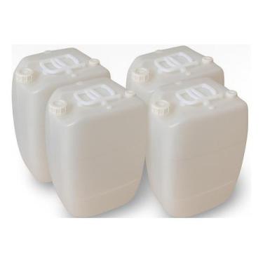 Imagem de Bombona Transparente 50L Para Carregar Cimento - 4 Pçs - Nastripack