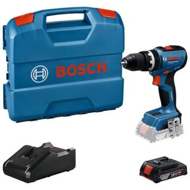 Imagem de Parafusadeira Furadeira GSB 18V-65 á Bateria Bosch Com Maleta+Bateria 
