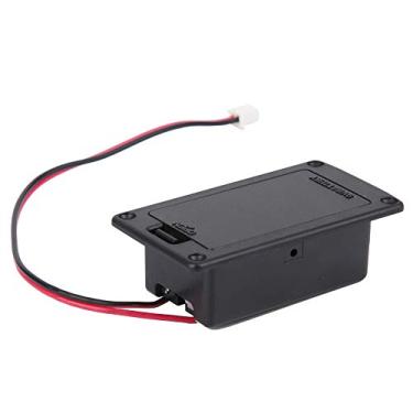 Imagem de Acouto Caixa de Tampa da Caixa da Bateria de Guitarra para Graves de Pickup Ativo e Substituição de Guitarra Com Parafusos de Montagem