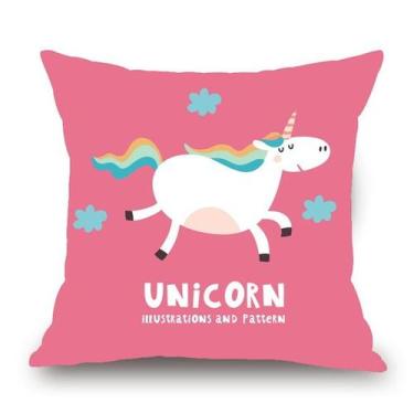 Imagem de Almofada Unicornio Rosa - Shoppingnet