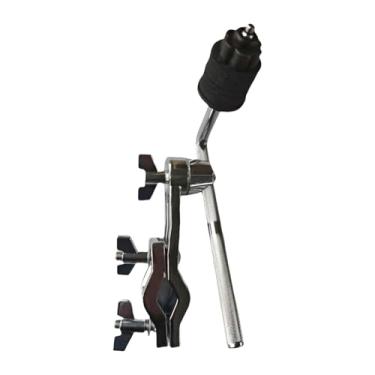 Imagem de Braçadeira de montagem de bateria de metal profissional resistente versátil suportes de percussão acessórios de instrumento de percussão suporte de prato