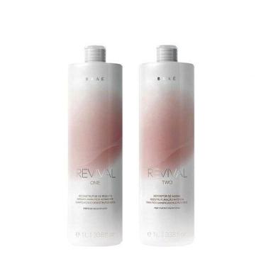 Imagem de Braé Revival Kit Profissional Reconstrutor - Shampoo 1L e Condicionado