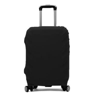 Imagem de Capa para Malas de Viagem em Tecido Listrado, Capa Protetora de Bagagem Elástica para Mala Tecido Lavável e Esticável Espessa Protege contra Arranhões Fácil Colocar Tirar(Lisa,G (16 a 23 KG))