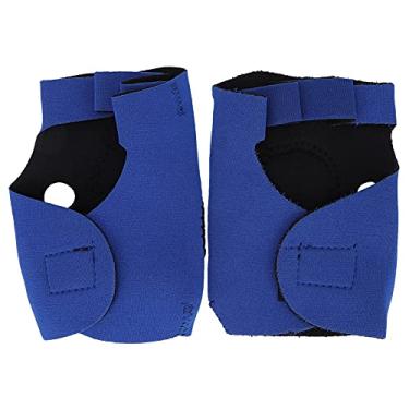 Imagem de CUOFYUNL Luvas de treino Aptidão Luvas de proteção para palma mão Luvas esportivas ventiladas para exercícios de levantamento de peso (Azul)