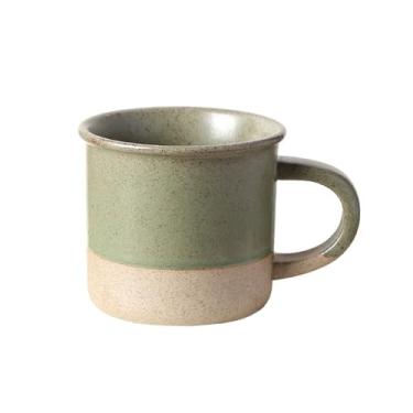 Imagem de Caneca de chá Caneca de café retrô cerâmica, para restaurante, cafeteria, escritório, aveia, da manhã, em camadas, cor gradiente Xícaras de café