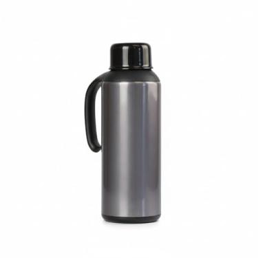 Imagem de Garrafa Térmica Premium, Aço Inox e Plástico, 1,5L, Alça Ergonômica, Sistema de Vedação Hermética, 30,4 x 14,1 x 10,3cm