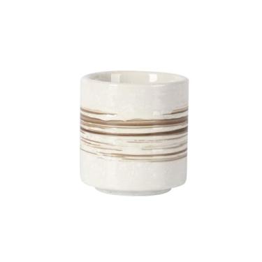 Imagem de Caneca de chá Caneca de cerâmica para chá da tarde, comercial, sushi, leite, café, listras retrô Xícaras de café