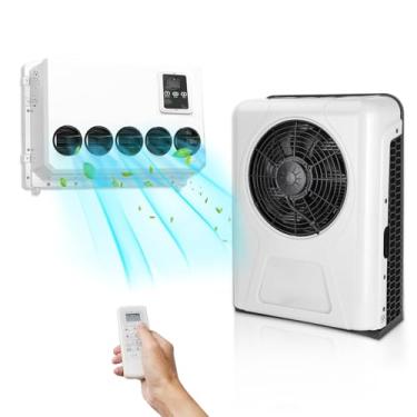 Imagem de Ar condicionado de 12 V 10800 BTU, estacionamento de caminhões, 12 volts CC, ar condicionado, unidade elétrica para trailer, trailer, trailer, campista, picape, motorhome