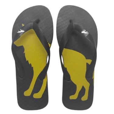 Imagem de Chinelo Acostamento Masculino Casual Estampa Lobo 320829006 Cor:;Tamanho:45/46;Gênero:Homem-Masculino