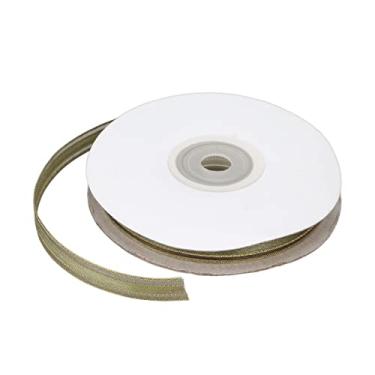 Imagem de Ainoli poliéster chiffon fita de cetim de casamento acessório de cabelo para decoração de buquê guirlanda 0,4 pol. (67#)