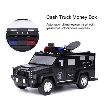 Imagem de VBESTLIFE Caixa de Poupança Automática de Moedas Caixa de Dinheiro Exclusiva Com Proteção por Senha e Reprodução de Histórias, para Crianças e Adultos, Plástico/preto, 28,6 X 13,1 X 12,2 Cm (#12)