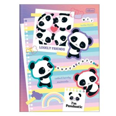 Imagem de Caderno Brochura Capa Dura Universitário Panda 80 Folhas Tilibra, IV