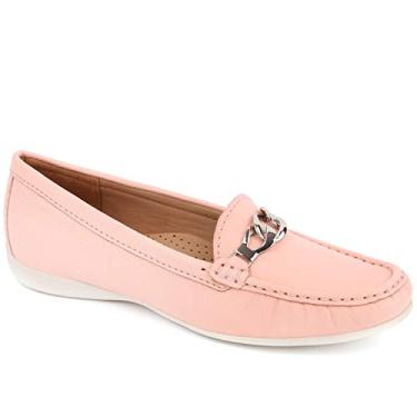 Imagem de Driver Club USA Mocassim feminino estilo dirigir, Sola macia de napa rosa bebê, 5