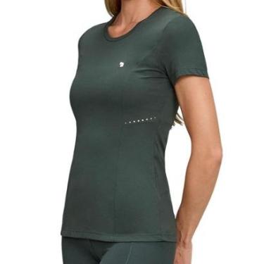 Imagem de Camiseta Feminina Alto Giro Com Tule Verde - 25317-Feminino