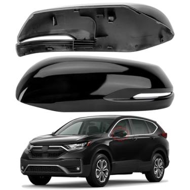 Imagem de LOIYLLEN Substituição da capa do espelho do lado do motorista para Honda CRV 2017 2018 2019 2020 2021 2022 - Capas de espelho do lado esquerdo, acessórios da tampa do espelho retrovisor preto, com