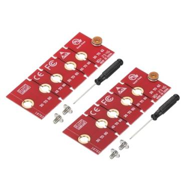 Imagem de PATIKIL Adaptador adaptador estendido NVME M2 NVME 2230 2242 2260 2280, adaptador de extensão M.2 muda para tamanho longo com chaves de fenda para home office internet cafés, vermelho