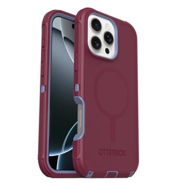 Imagem de OtterBox Capa para iPhone 16 Pro Max (apenas) Defender Series MagSafe - Velvet Orchard (roxo e rosa), apenas capa, ímãs embutidos - sem tela, resistente e durável, com proteção de porta, embalagem não
