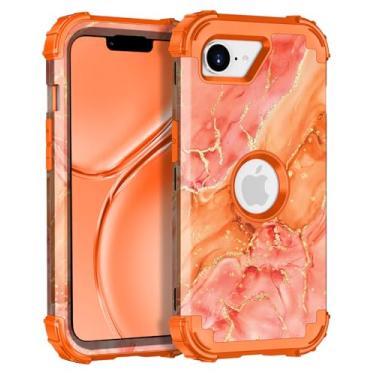 Imagem de Casetego Capa para iPhone 16e 2025, proteção resistente à prova de choque de três camadas de policarbonato rígido totalmente resistente + TPU macio para meninas para Apple iPhone 16e de 6,1 polegadas