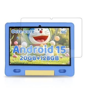 Imagem de YAJOJO Protetor de tela para tablet infantil Gleeso KT1026 de 10 polegadas, vidro temperado de dureza 9H para tablet infantil Gleeso KT1026, antiarranhões, sem bolhas, clareza HD